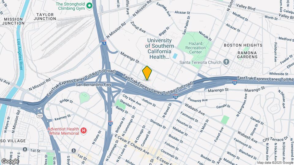 1010 Brittania St Mapa y Detalles de la Ubicación