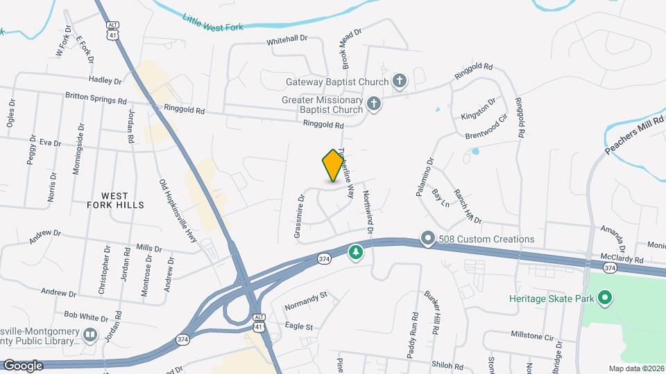 91 Grassmire Dr Map and Location Details