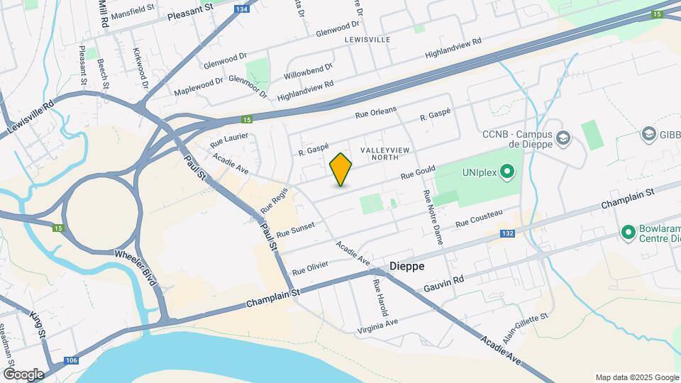 147 Rue Gould Map and Location Details