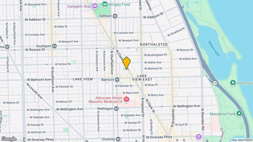 3238 N Clark St, Unit 2 Mapa y Detalles de la Ubicación