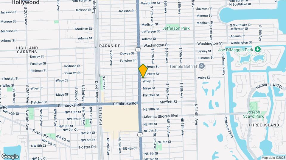 1751 Wiley St Mapa y Detalles de la Ubicación