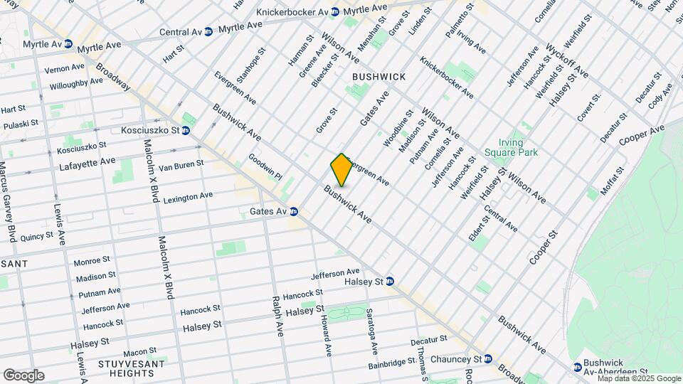 1087 Bushwick Ave Mapa y Detalles de la Ubicación