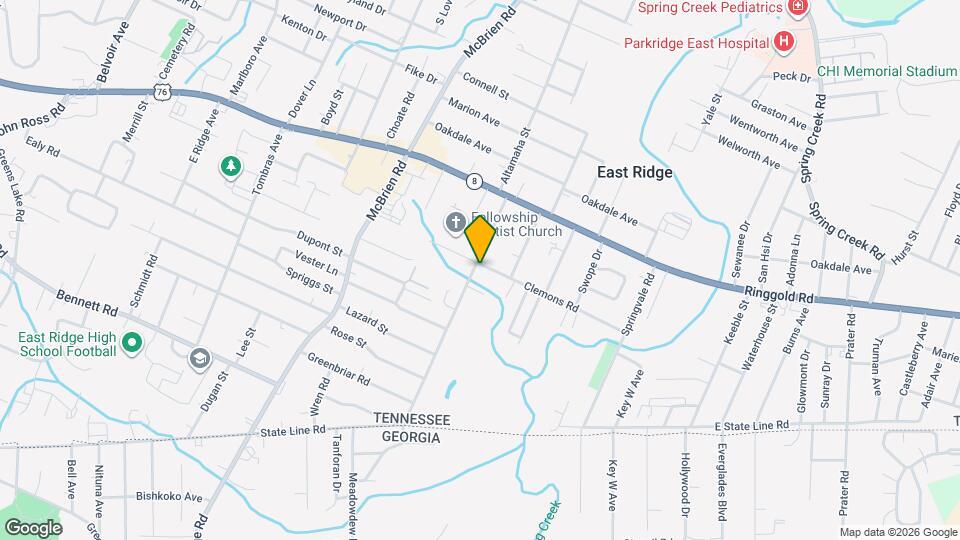 5404 Clemons Rd Map and Location Details