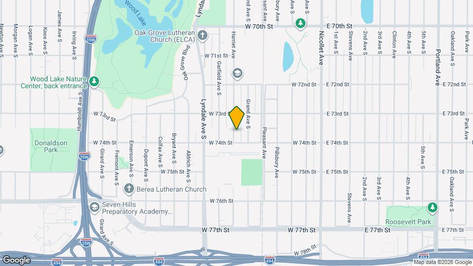 7333 Harriet Ave Mapa y Detalles de la Ubicación