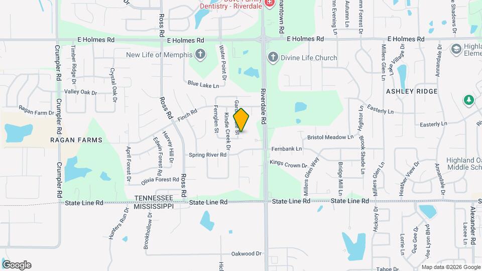 6912 Pleasantwood Rd Map and Location Details