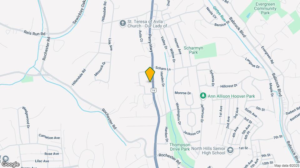 917 Perry Hwy Map and Location Details