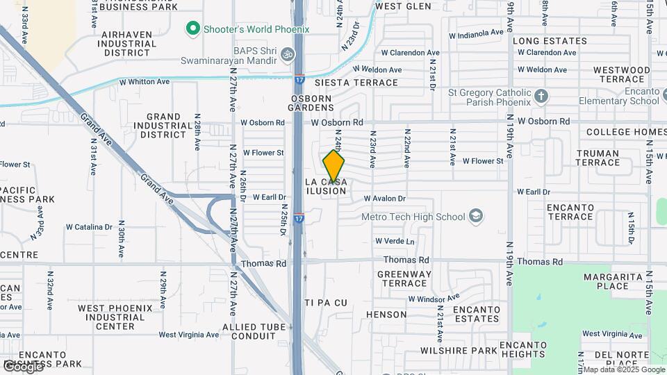 3045 N 24th Dr Map and Location Details