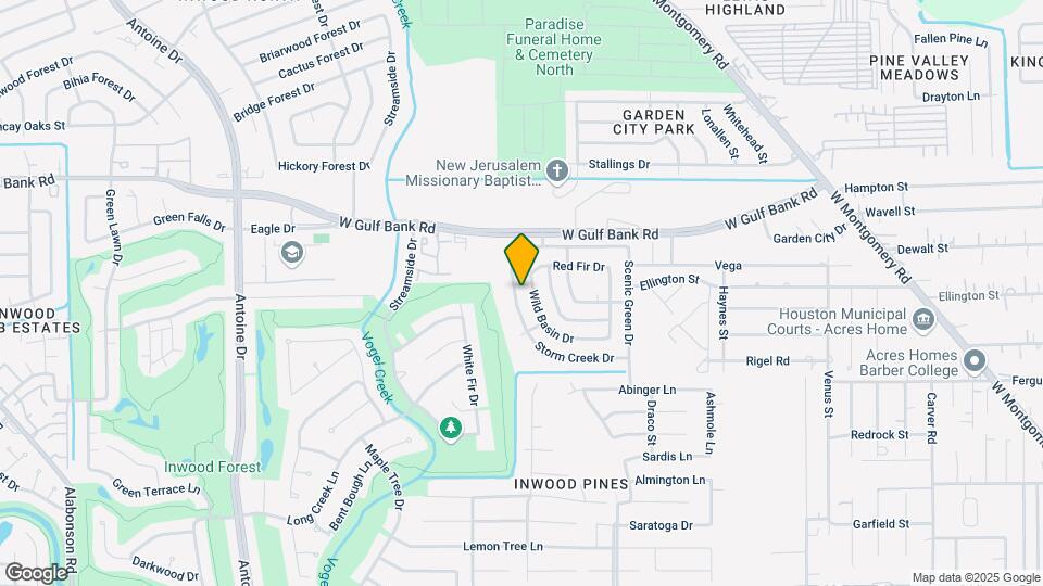8806 Roaring Point Dr Map and Location Details