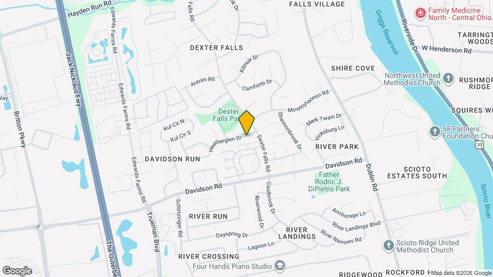 3717 Heatherglen Dr Map and Location Details