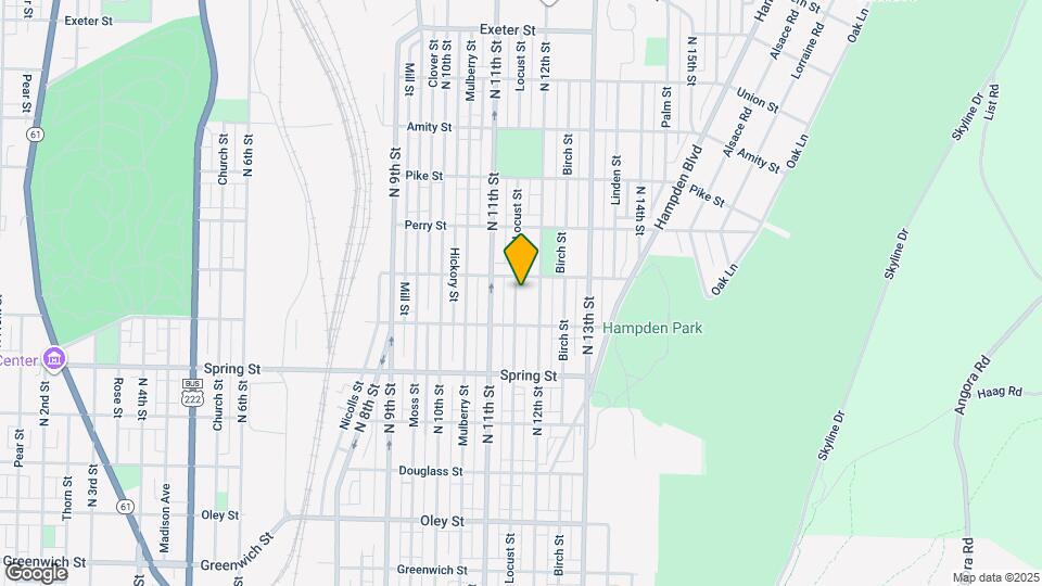 1143 Locust St Map and Location Details