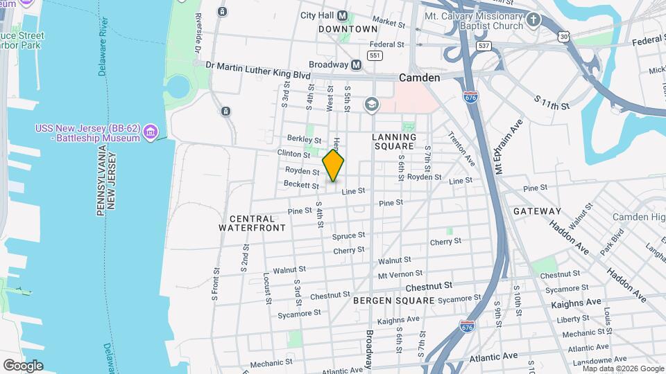 621 Henry St Map and Location Details