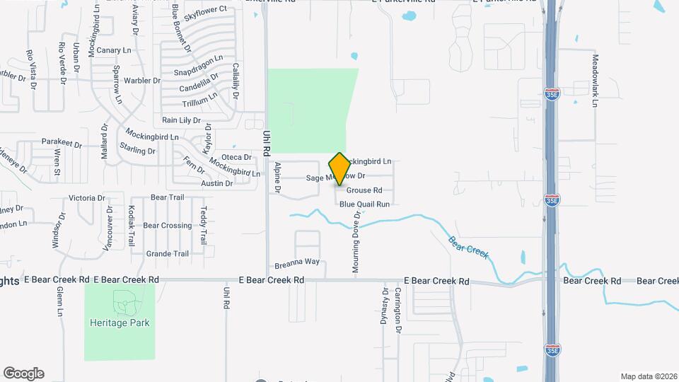 900 Grouse Rd Map and Location Details