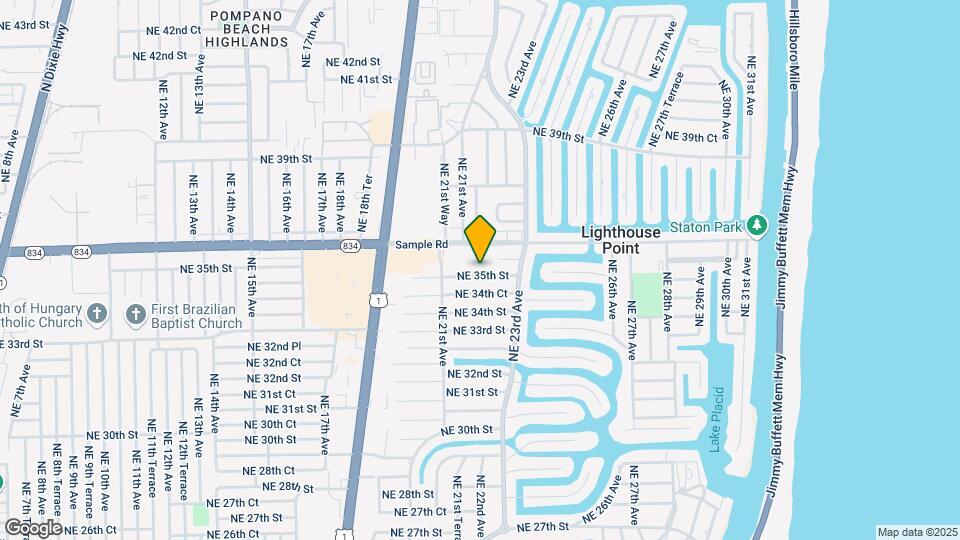 2161 NE 35th St Map and Location Details