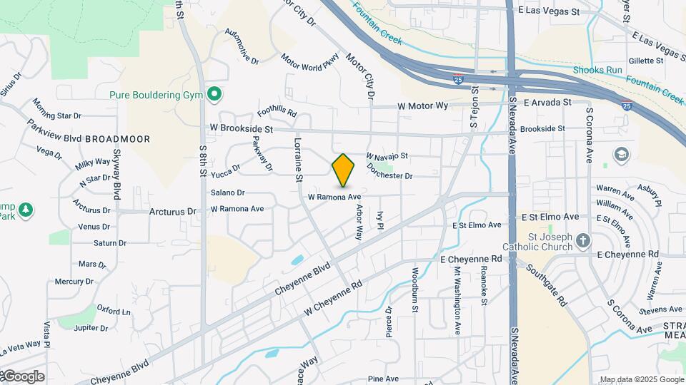 218 W Ramona Ave Map and Location Details