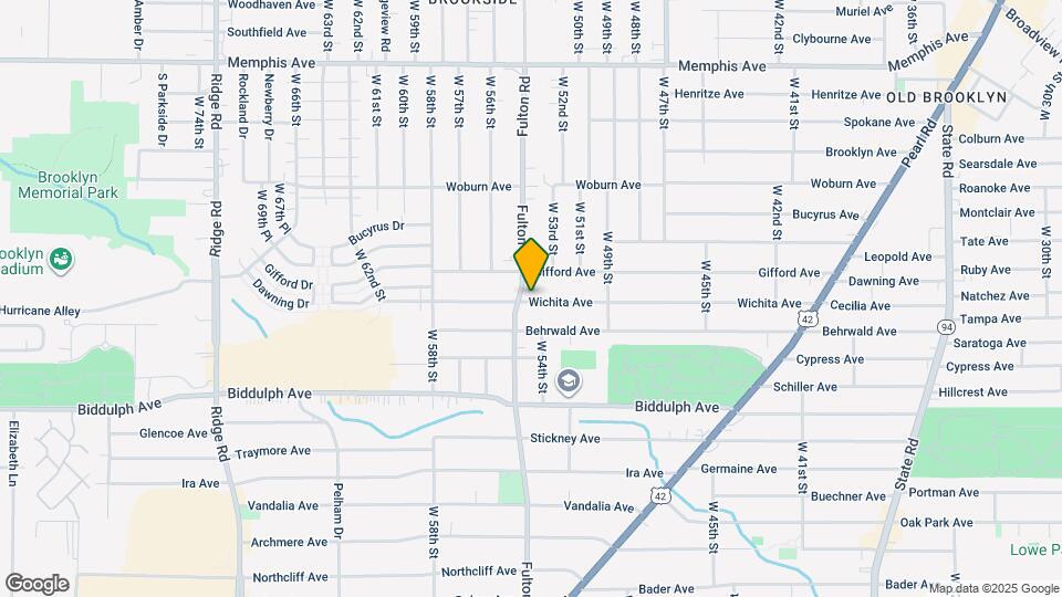 4525 Fulton Rd Map and Location Details