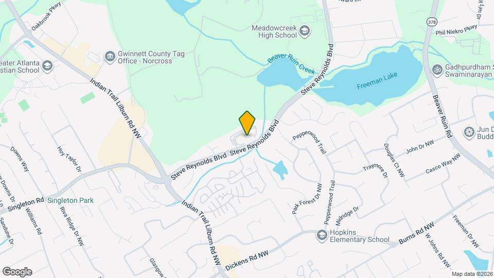 1735 Oak Loch Trace Map and Location Details