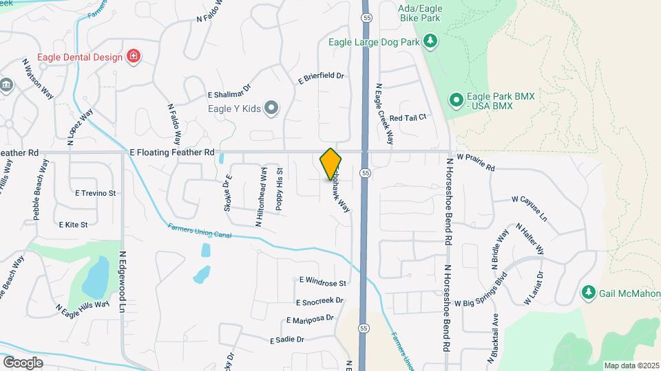 1127 N Echohawk Way Map and Location Details
