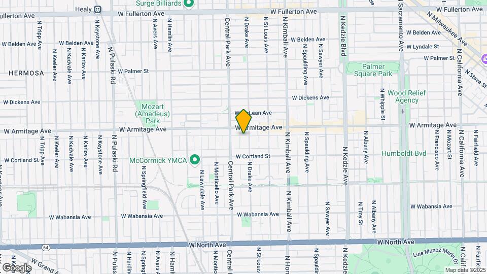 1938 N Drake Ave, Unit A03C Mapa y Detalles de la Ubicación