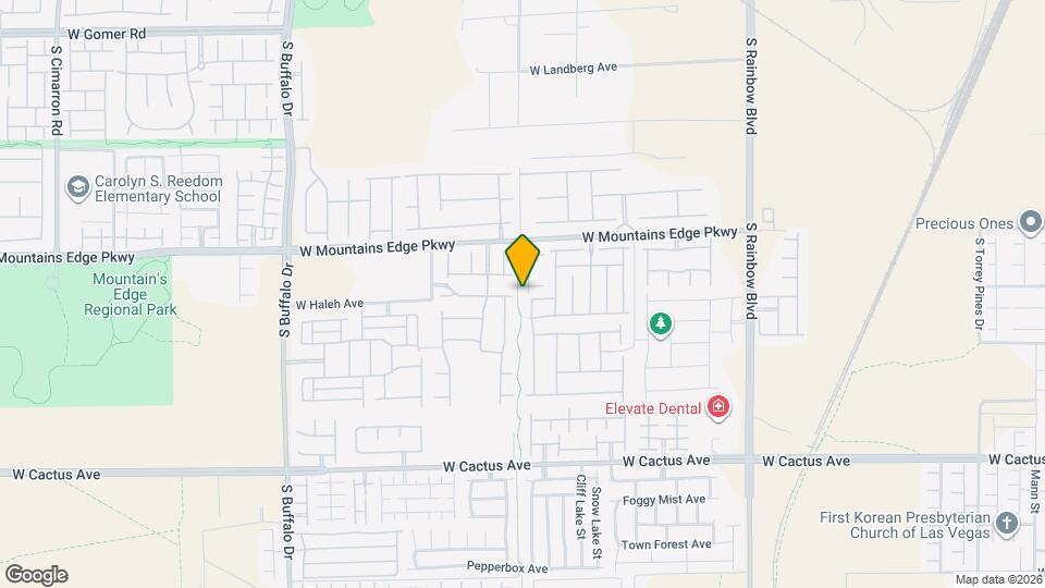 10185 S Tenaya Meadows St Map and Location Details