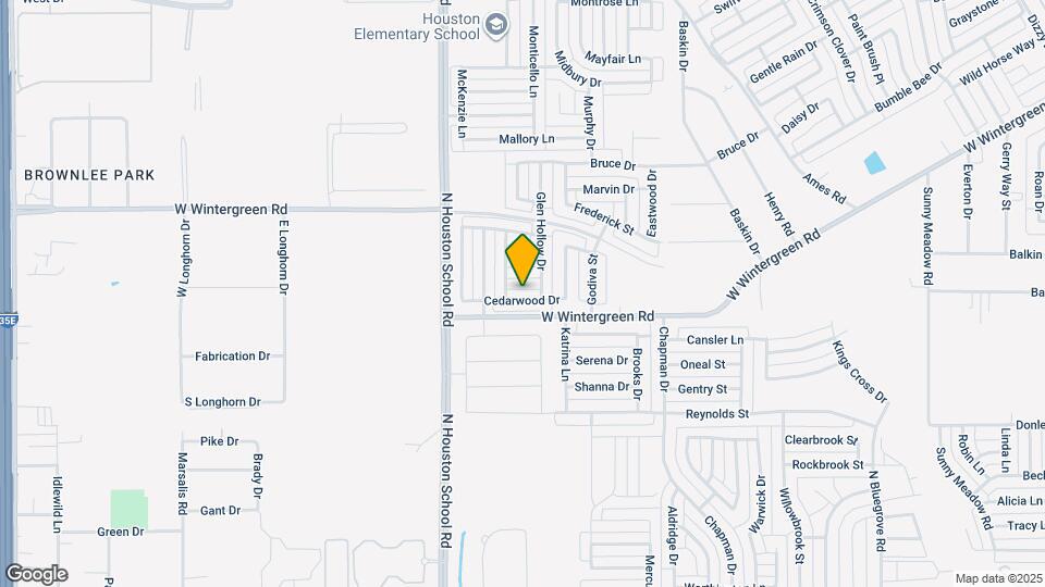 2333 Cedarwood Dr Map and Location Details