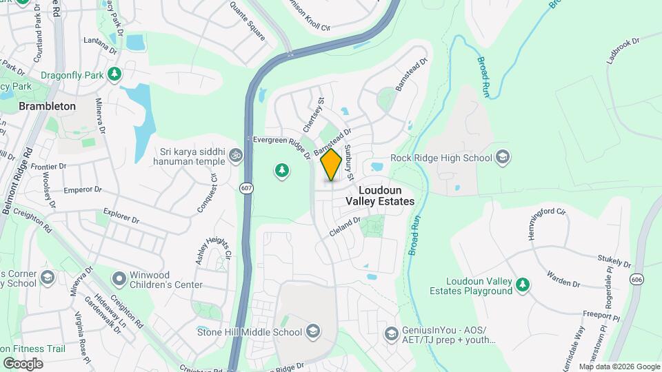 23149 Dunlop Heights Ter Mapa y Detalles de la Ubicación