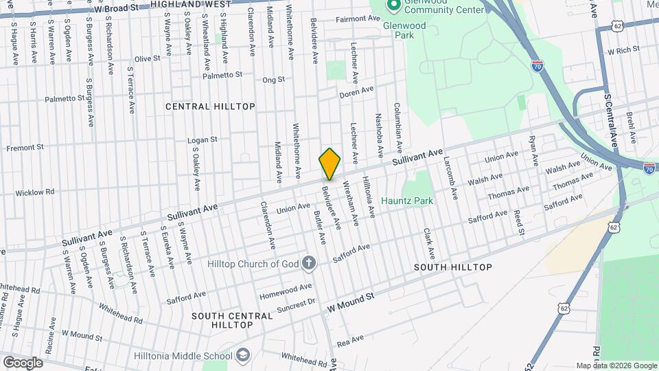 2067 Sullivant Ave Map and Location Details