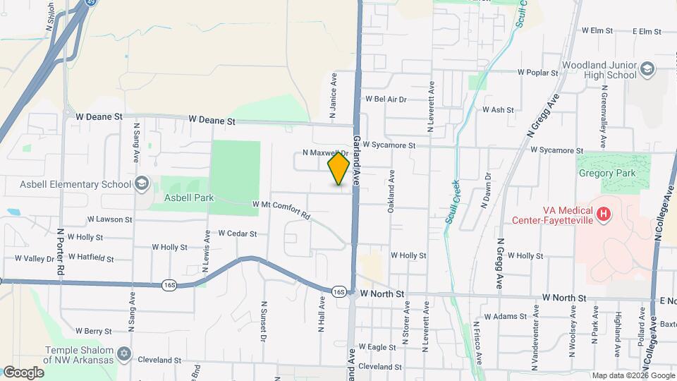 1140 W Hendrix St Mapa y Detalles de la Ubicación