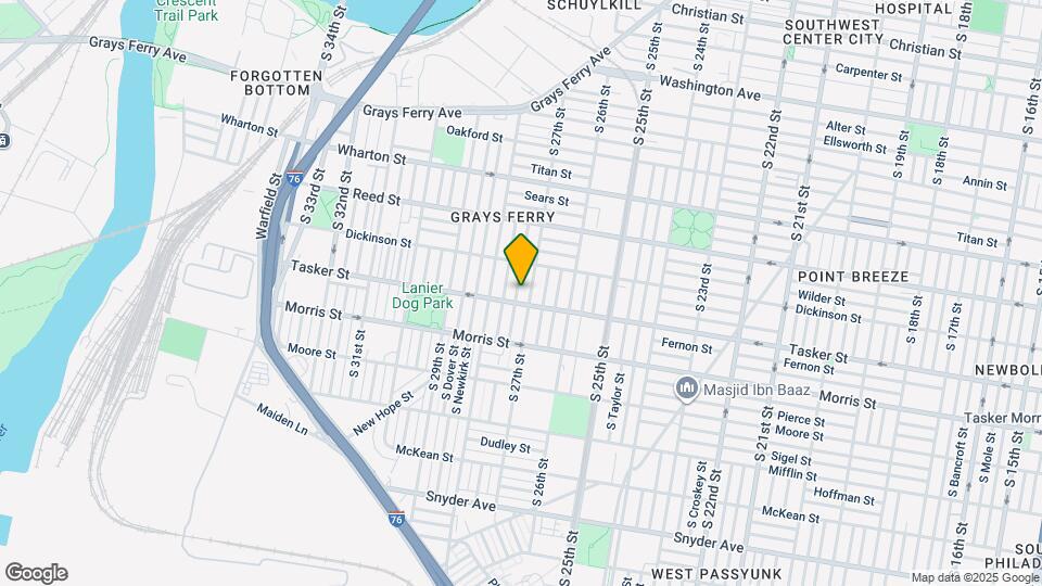1541 S Etting St Map and Location Details