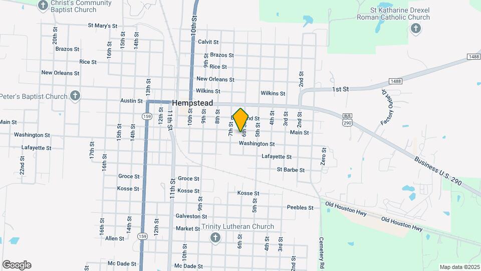 1025 6th St Map and Location Details