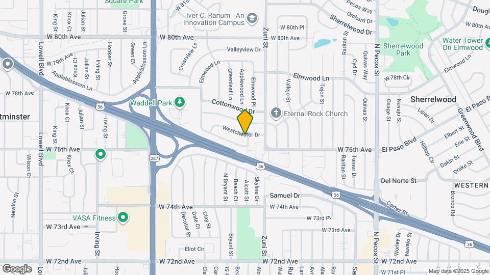 2500 Westchester Dr Map and Location Details