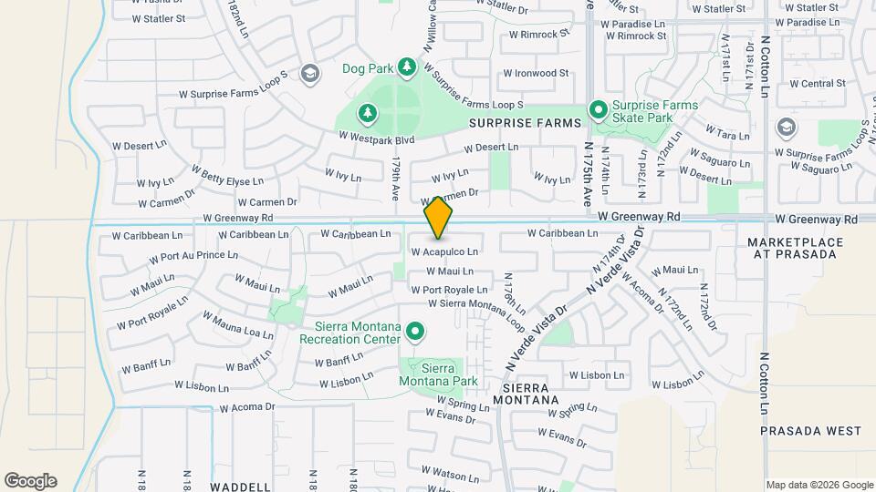 17818 W Acapulco Ln Map and Location Details