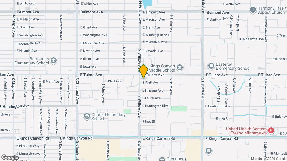 5013 E Platt Ave Map and Location Details
