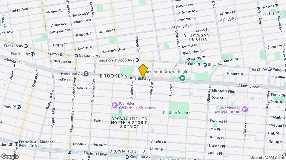 1556 Atlantic Ave Map and Location Details