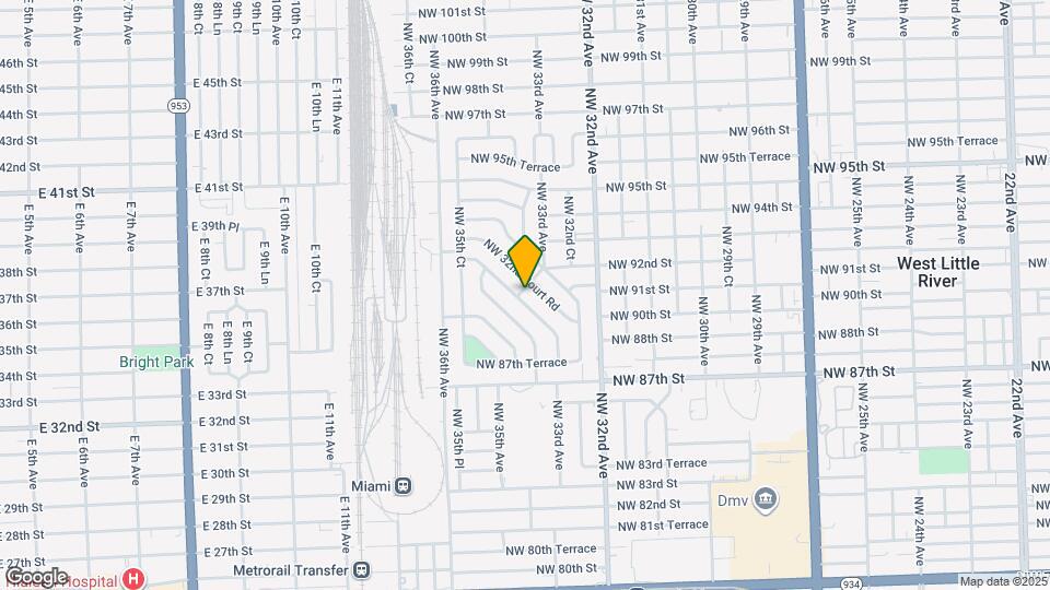 9055 NW 33rd Avenue Rd Map and Location Details