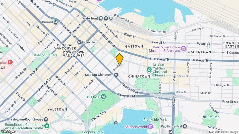 546 Beatty St Map and Location Details