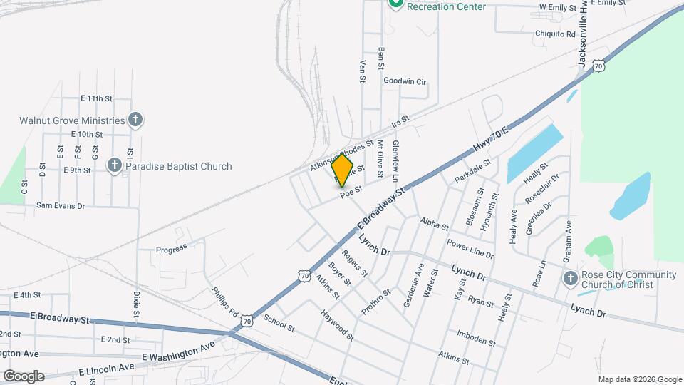 4224 Alma St Map and Location Details