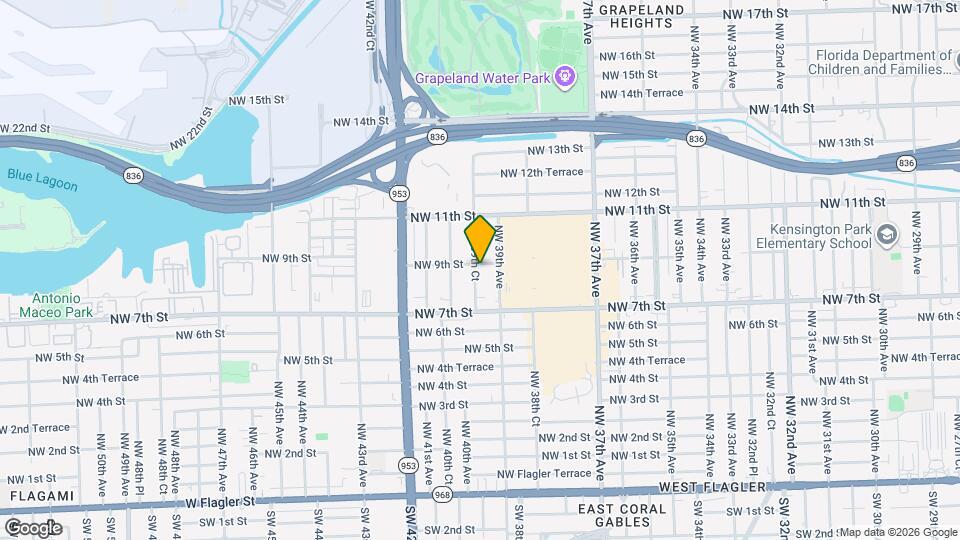3940 NW 9th St, Unit 1 Mapa y Detalles de la Ubicación