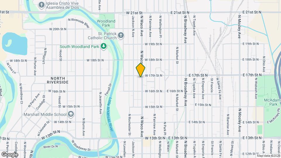 1745 N Waco Ave Map and Location Details