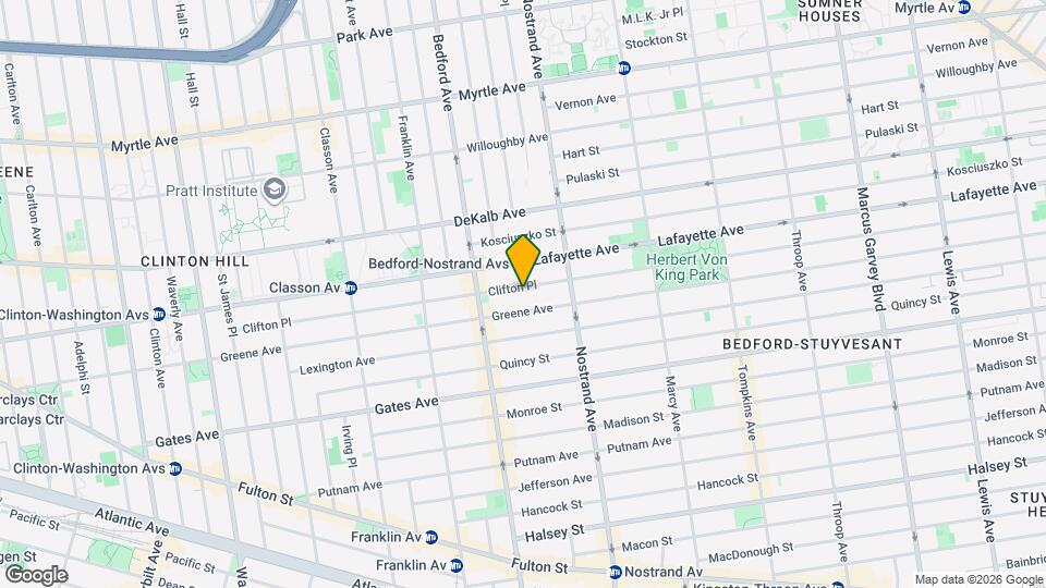 280 Clifton Pl, Unit 3 Map and Location Details