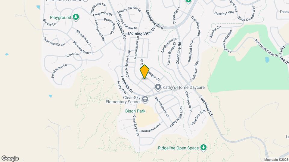 1832 Morningview Ln Map and Location Details