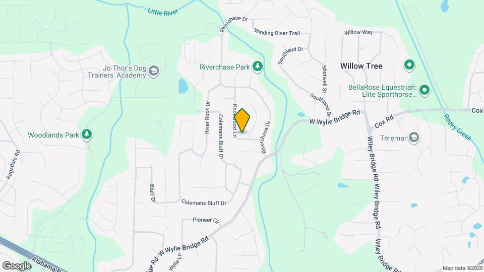 308 Knollwood Ln Mapa y Detalles de la Ubicación