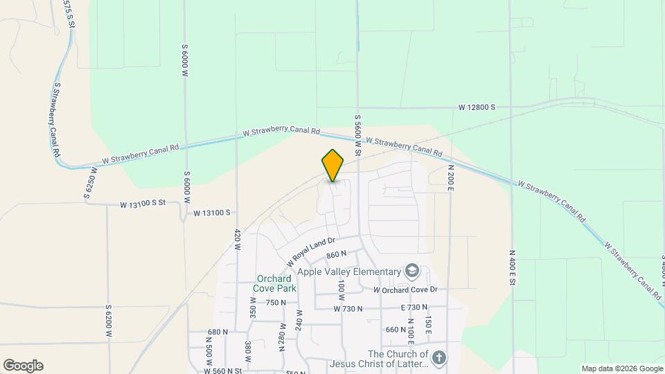 1025 N Apple Seed Ln Map and Location Details