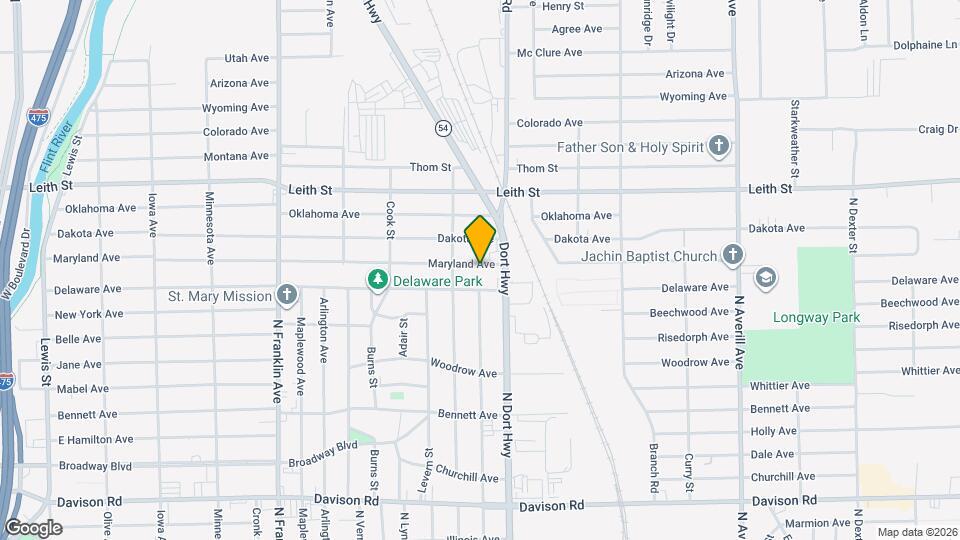 2702 Maryland Ave Map and Location Details