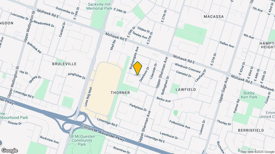 252 Thorner Dr Map and Location Details