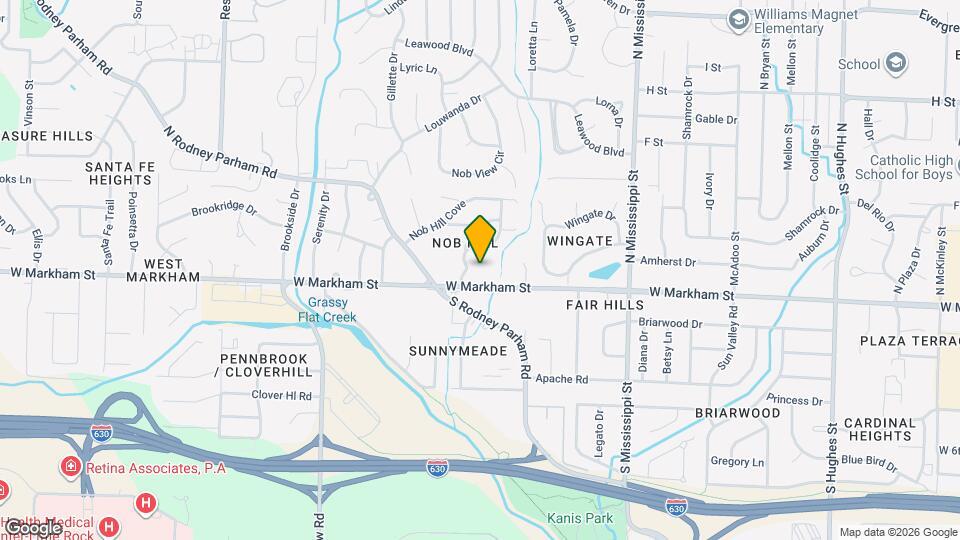 8120 W Markham St Map and Location Details