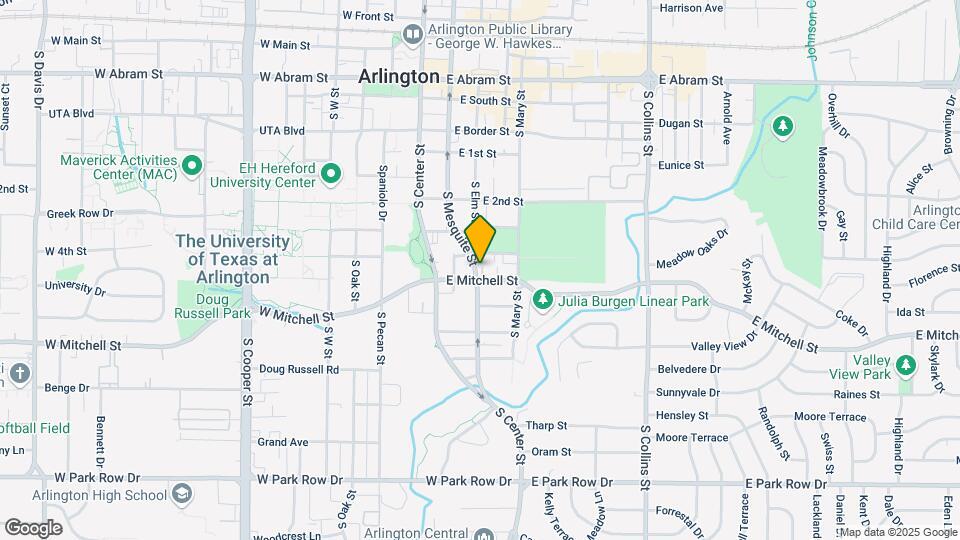 811 S Mesquite St Map and Location Details