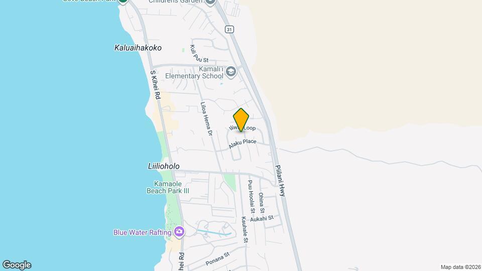 2570 Hunakai St Map and Location Details