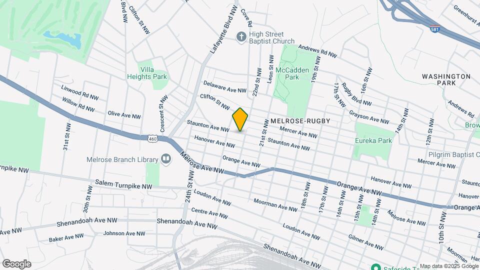 2206 Staunton Ave NW Map and Location Details