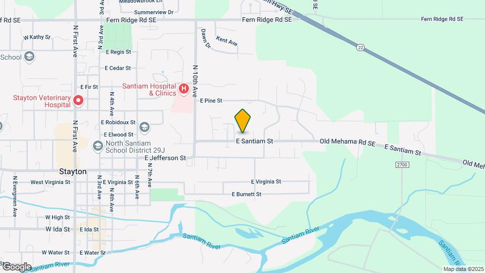1425 E Santiam St Map and Location Details