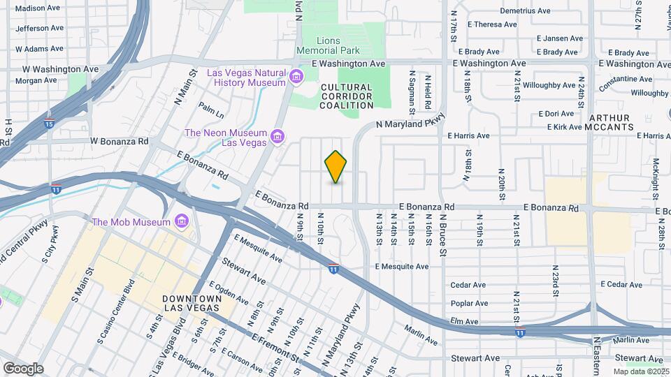 621 N 11th St Mapa y Detalles de la Ubicación